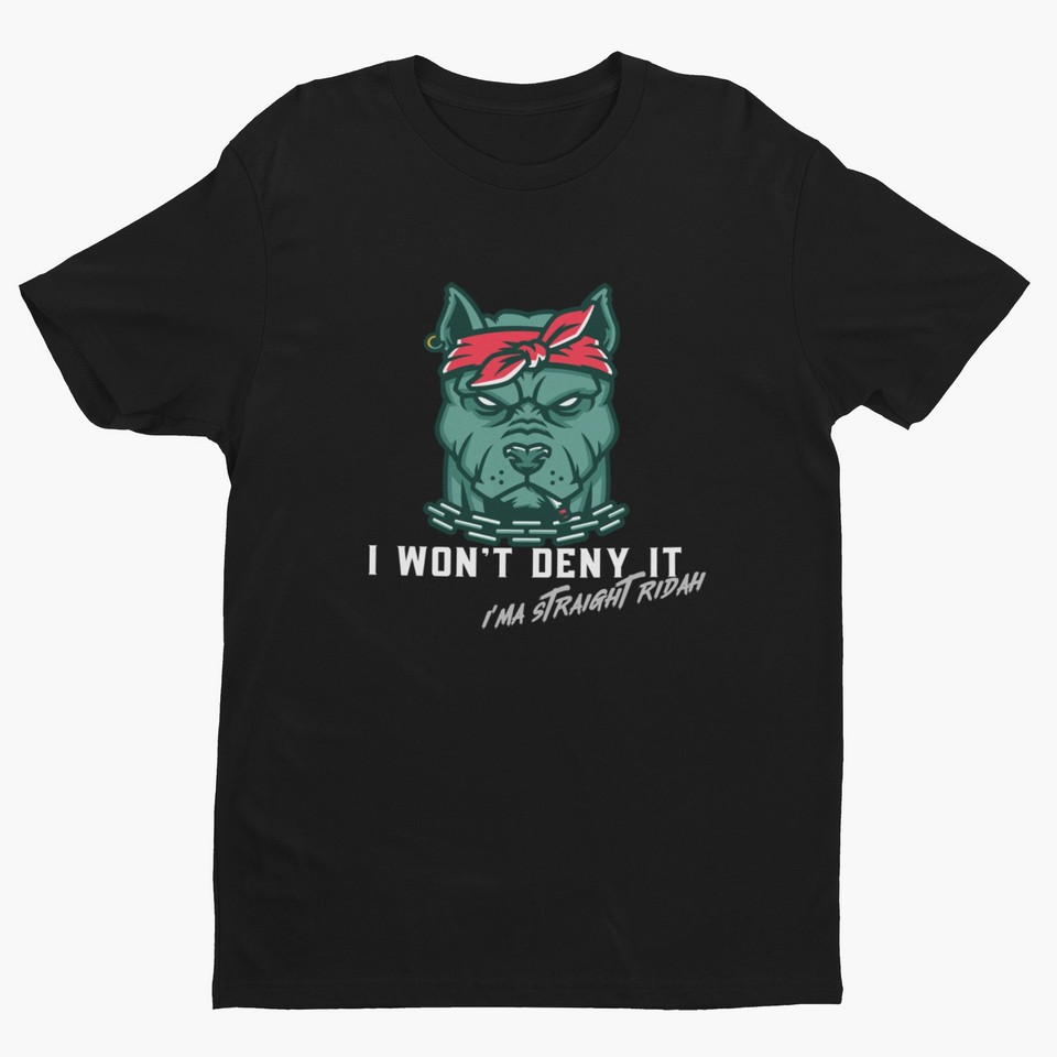 I Won’t Deny It, Dog Wearing Bandana (Design 1) T-Shirt Men's T-Shirts 2 I Won’t Deny It, Dog Wearing Bandana (Design 1) T-Shirt Men's T-Shirts 2