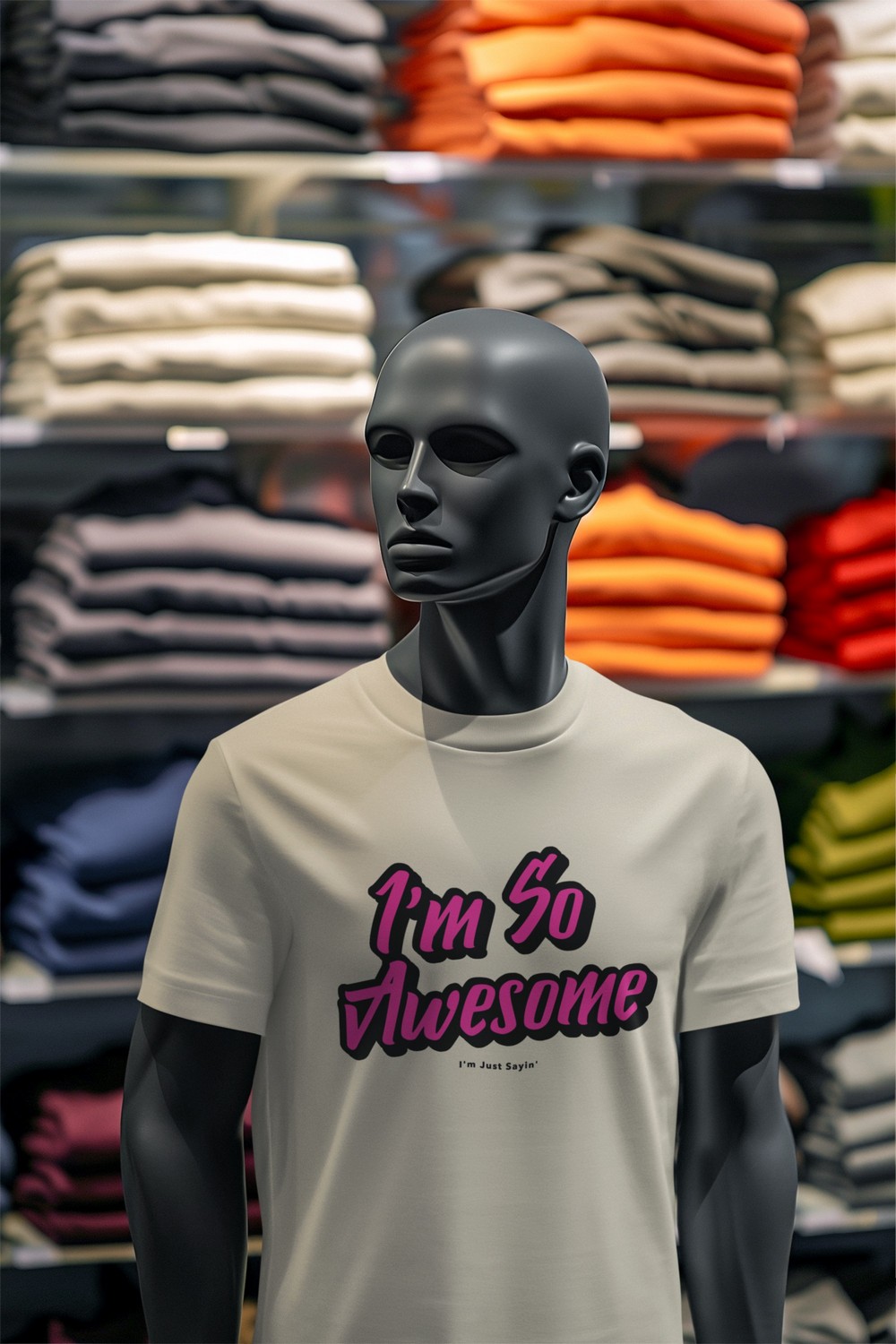 I’m So Awesome, Pink Text (Version 1) T-Shirt Inspirational Men's T-Shirts 7 I’m So Awesome, Pink Text (Version 1) T-Shirt Men's T-Shirts Inspirational 7