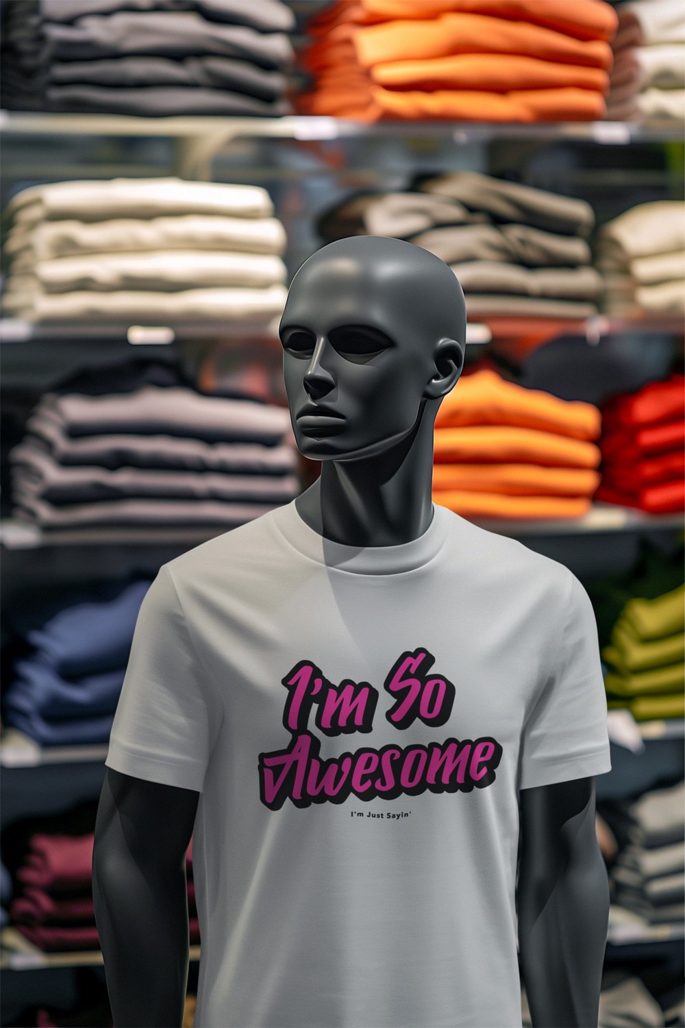 I’m So Awesome, Pink Text (Version 1) T-Shirt Inspirational Men's T-Shirts 8 I’m So Awesome, Pink Text (Version 1) T-Shirt Men's T-Shirts Inspirational 8