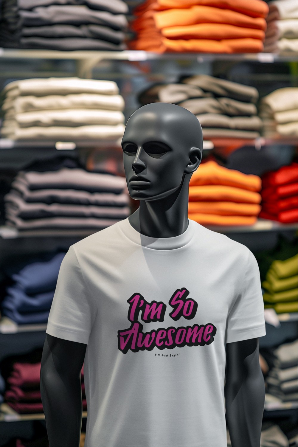 I’m So Awesome, Pink Text (Version 1) T-Shirt Inspirational Men's T-Shirts 9 I’m So Awesome, Pink Text (Version 1) T-Shirt Men's T-Shirts Inspirational 9