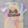 I'm So Awesome, Black Text T-Shirt - Image 2