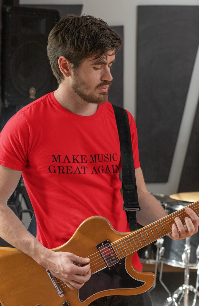 Make Music Great Again (Black Text) T-Shirt Men's T-Shirts 10 Make Music Great Again (Black Text) T-Shirt Men's T-Shirts 10