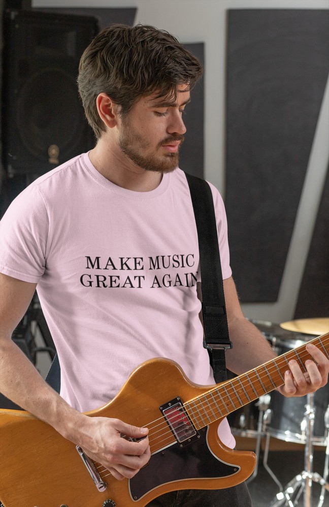 Make Music Great Again (Black Text) T-Shirt Men's T-Shirts 11 Make Music Great Again (Black Text) T-Shirt Men's T-Shirts 11