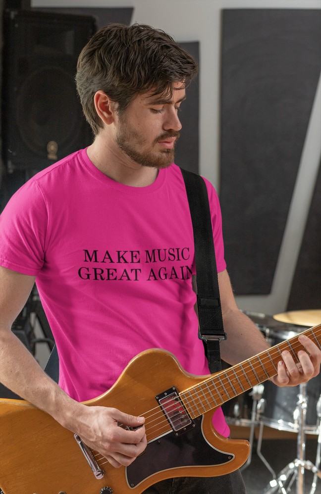 Make Music Great Again (Black Text) T-Shirt Men's T-Shirts 12 Make Music Great Again (Black Text) T-Shirt Men's T-Shirts 12