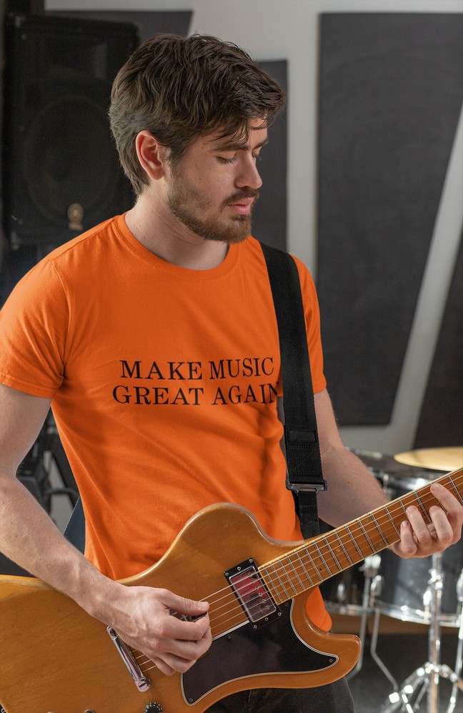 Make Music Great Again (Black Text) T-Shirt Men's T-Shirts 13 Make Music Great Again (Black Text) T-Shirt Men's T-Shirts 13