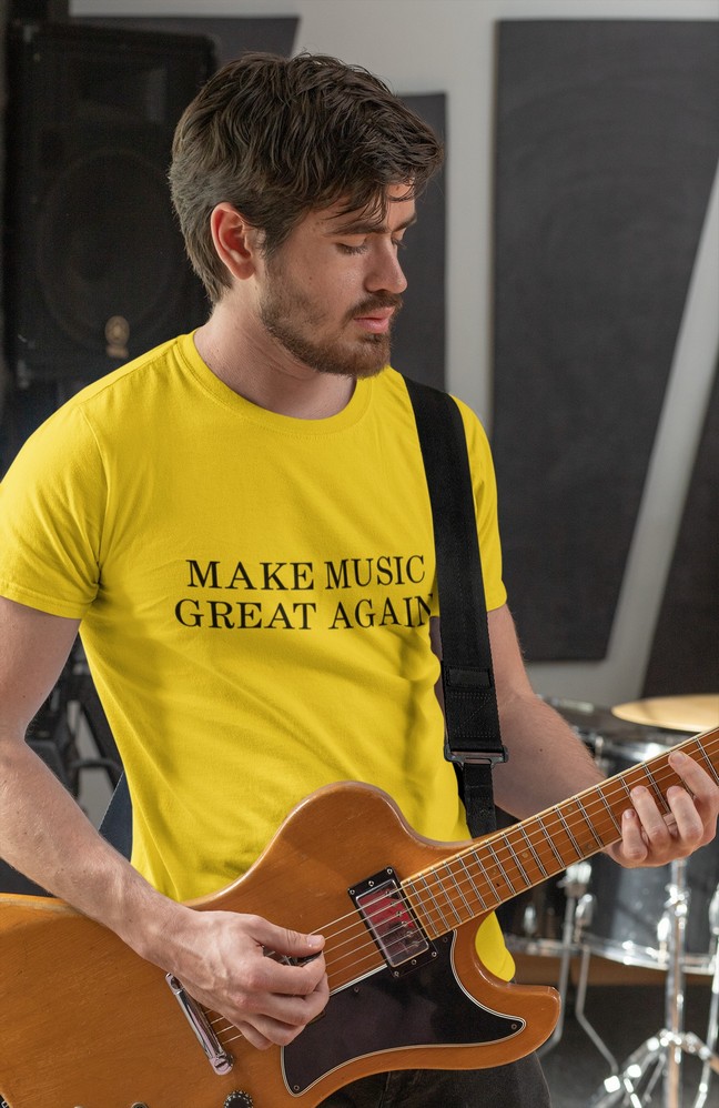 Make Music Great Again (Black Text) T-Shirt Men's T-Shirts 14 Make Music Great Again (Black Text) T-Shirt Men's T-Shirts 14