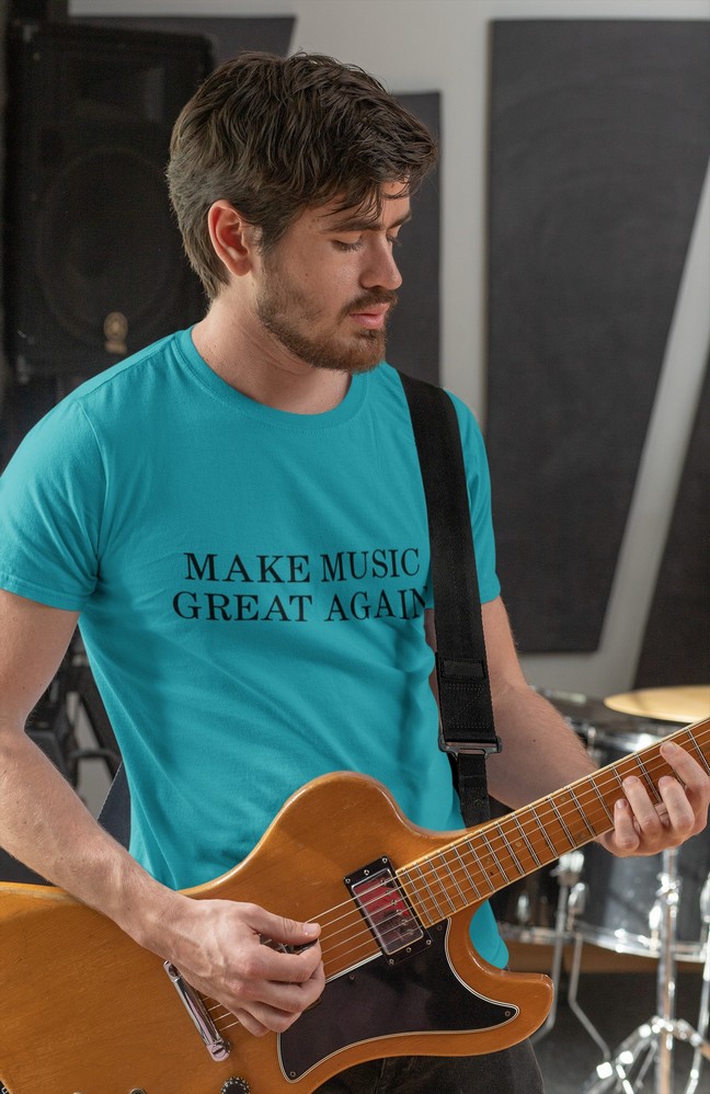 Make Music Great Again (Black Text) T-Shirt Men's T-Shirts 16 Make Music Great Again (Black Text) T-Shirt Men's T-Shirts 16