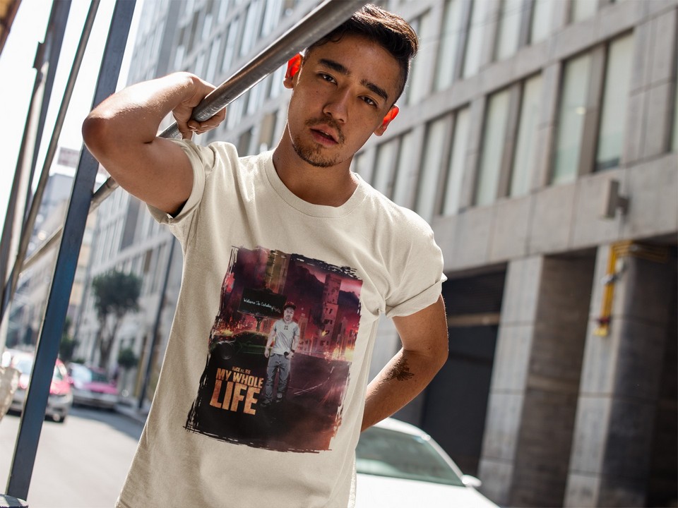 My Whole Life By Nice Album Art (Design 1) T-Shirt MyWholeLife Men's T-Shirts 5 My Whole Life By Nice Album Art (Design 1) T-Shirt Men's T-Shirts MyWholeLife 5
