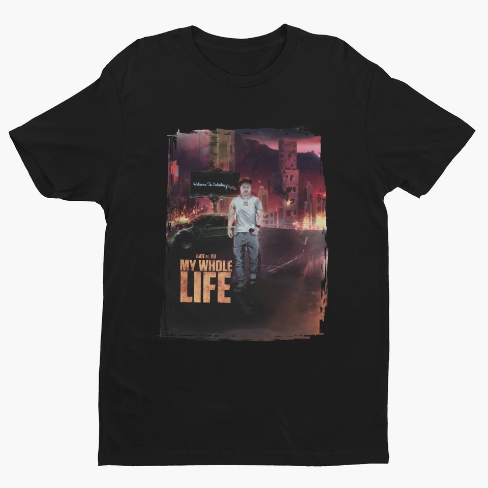My Whole Life By Nice Album Art (Design 1) T-Shirt MyWholeLife Men's T-Shirts 9 My Whole Life By Nice Album Art (Design 1) T-Shirt Men's T-Shirts MyWholeLife 9