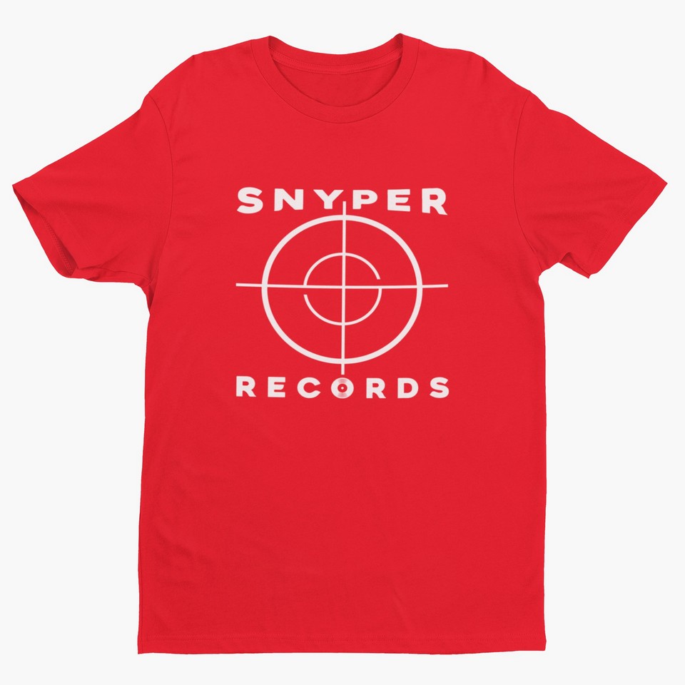 Snyper Records Classic White Hip-Hop Logo T-Shirt snyper Men's T-Shirts 15 Snyper Records Classic White Hip-Hop Logo T-Shirt Men's T-Shirts snyper 15