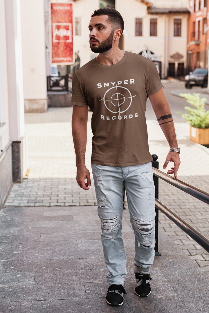 Snyper Records Classic White Hip-Hop Logo T-Shirt snyper Men's T-Shirts 4 Snyper Records Classic White Hip-Hop Logo T-Shirt Men's T-Shirts snyper 4