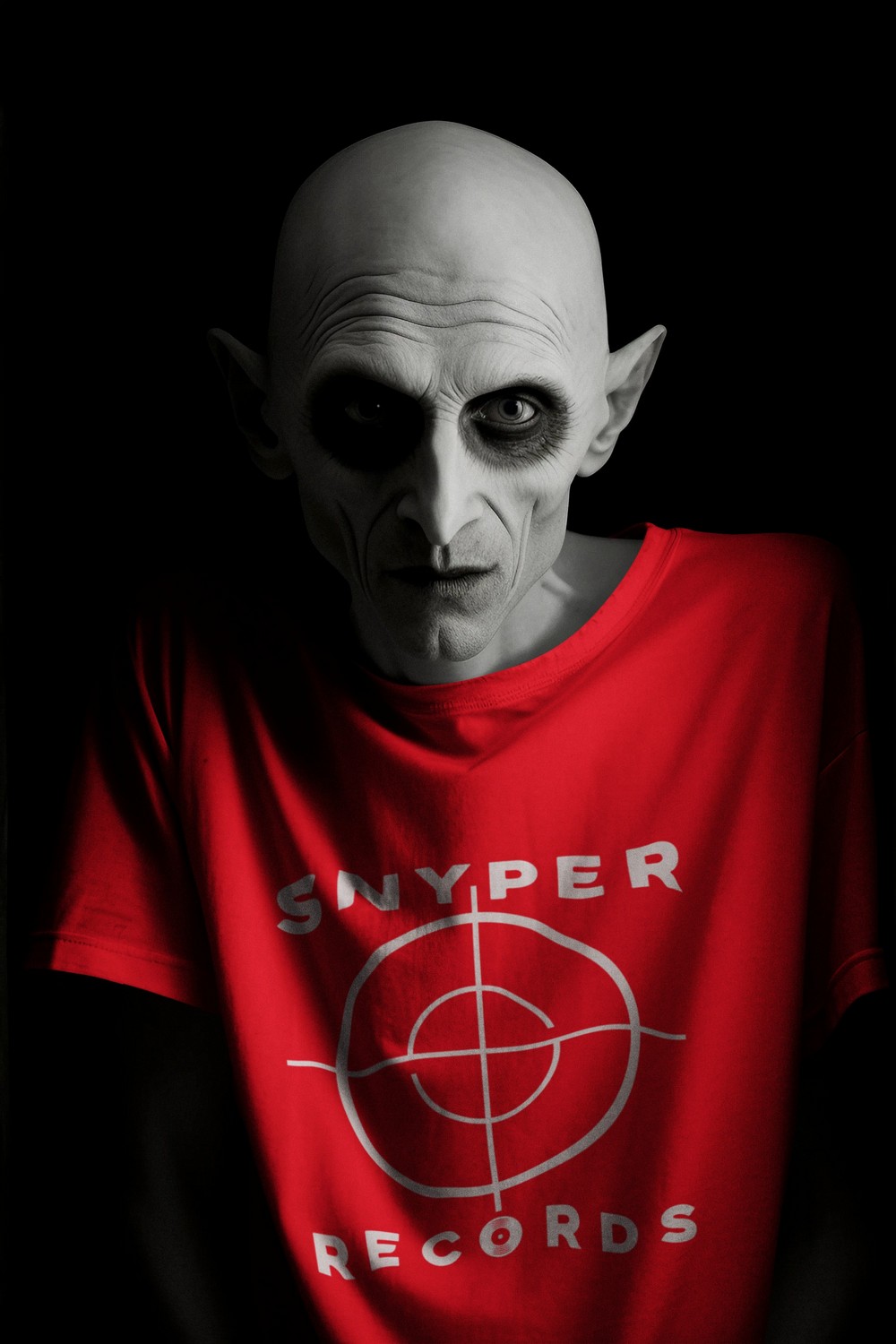 Snyper Records Classic White Hip-Hop Logo T-Shirt snyper Men's T-Shirts 32 Snyper Records Classic White Hip-Hop Logo T-Shirt Men's T-Shirts snyper 32